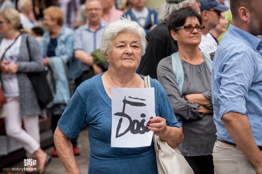 Niedzielny protest w obronie sądów