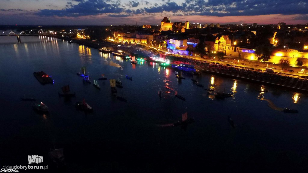 Festiwal Wisły widziany z drona
