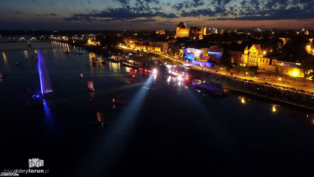 Festiwal Wisły widziany z drona