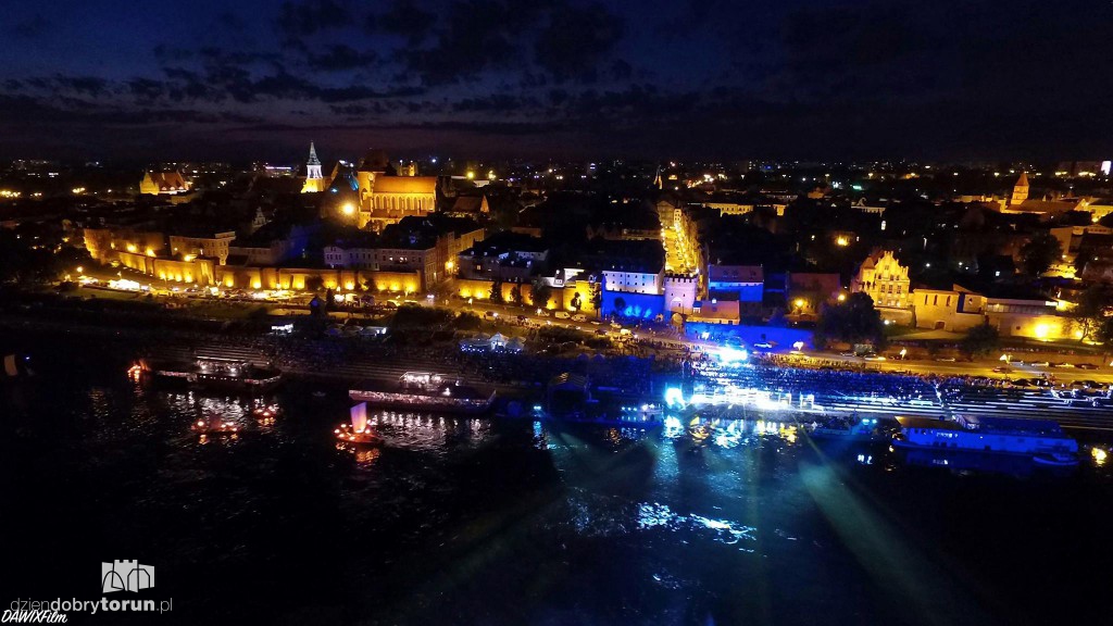 Festiwal Wisły widziany z drona