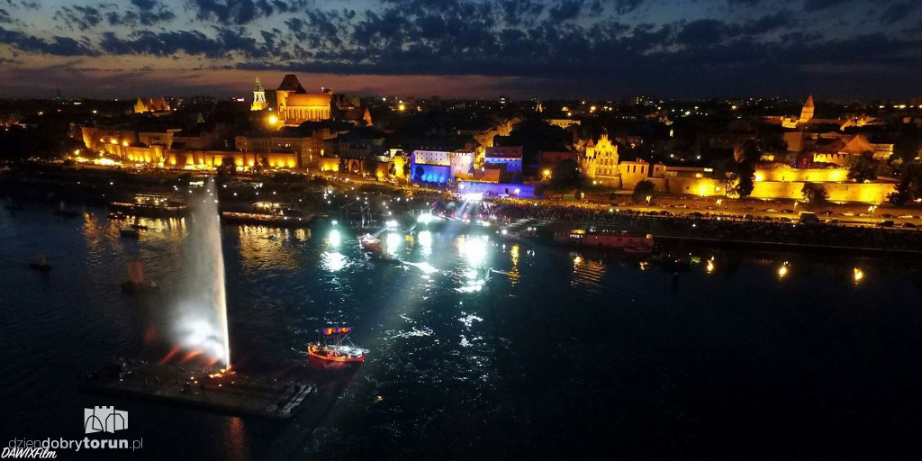 Festiwal Wisły widziany z drona