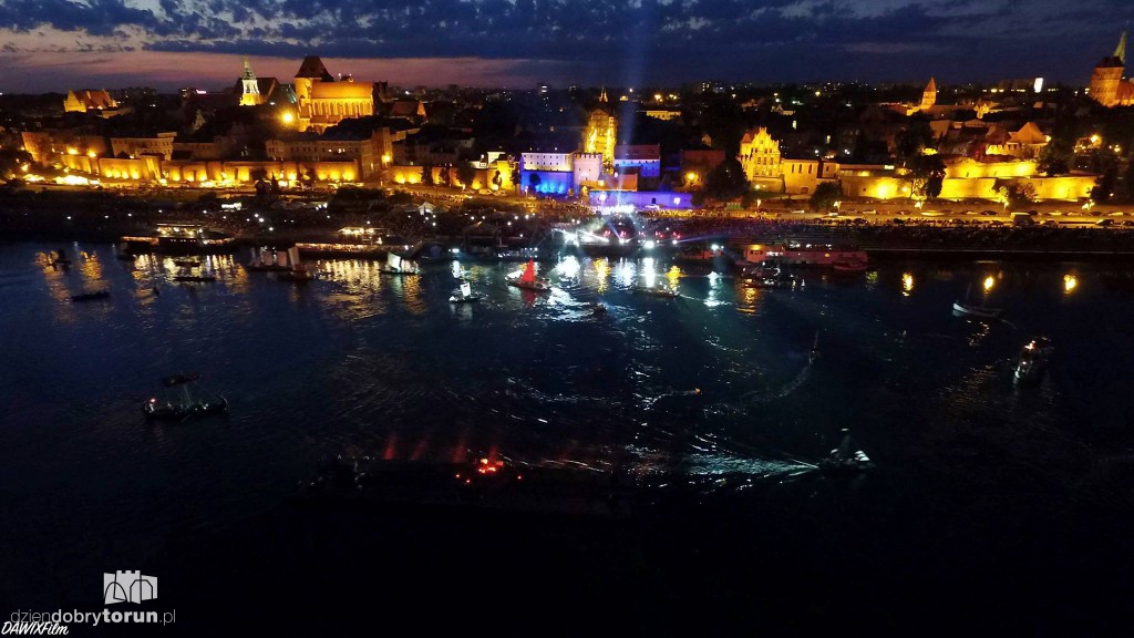 Festiwal Wisły widziany z drona