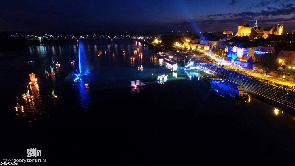 Festiwal Wisły widziany z drona