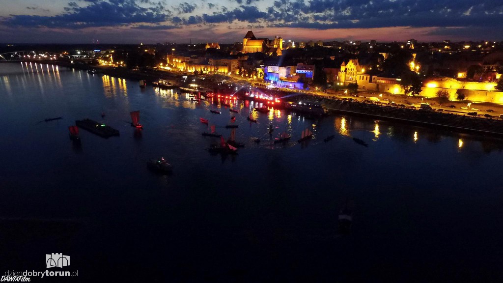 Festiwal Wisły widziany z drona