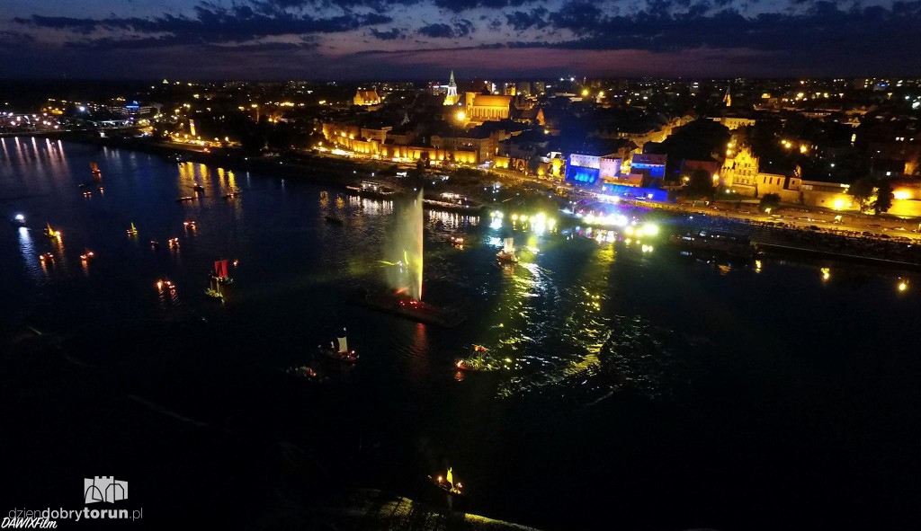 Festiwal Wisły widziany z drona