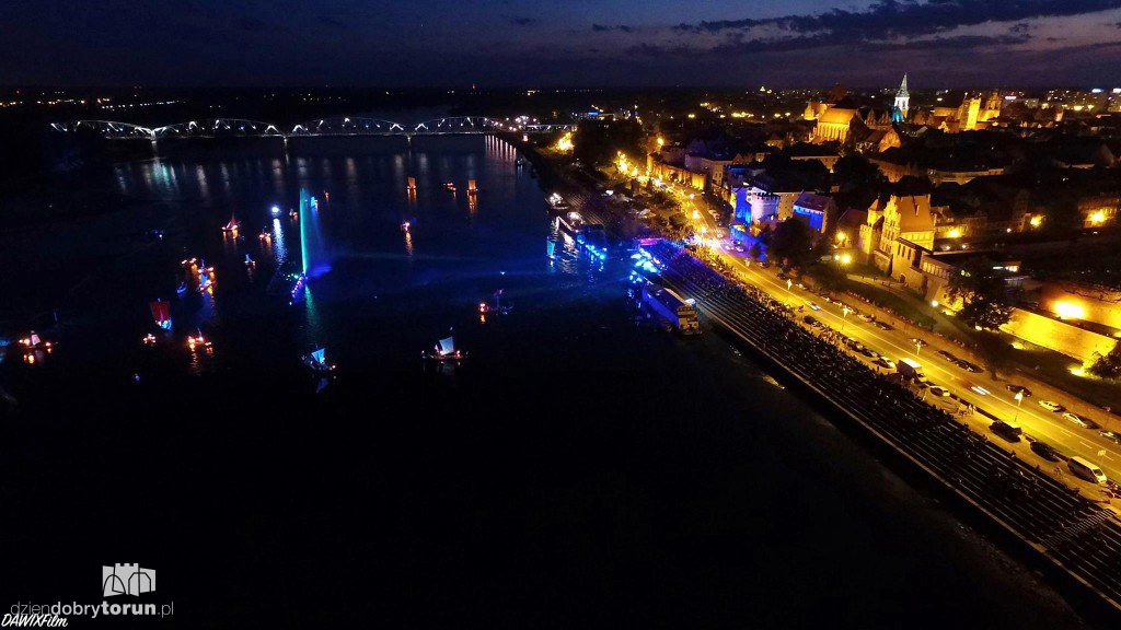 Festiwal Wisły widziany z drona