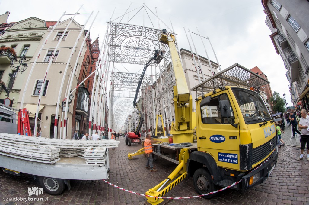 Trwa montaż instalacji na Skyway