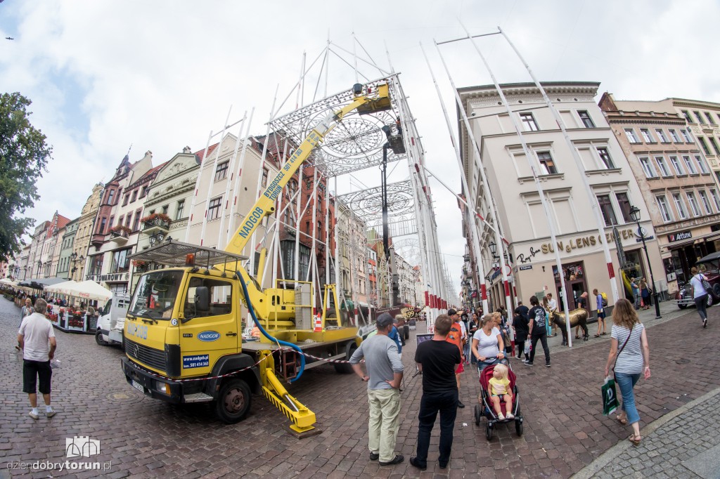 Trwa montaż instalacji na Skyway