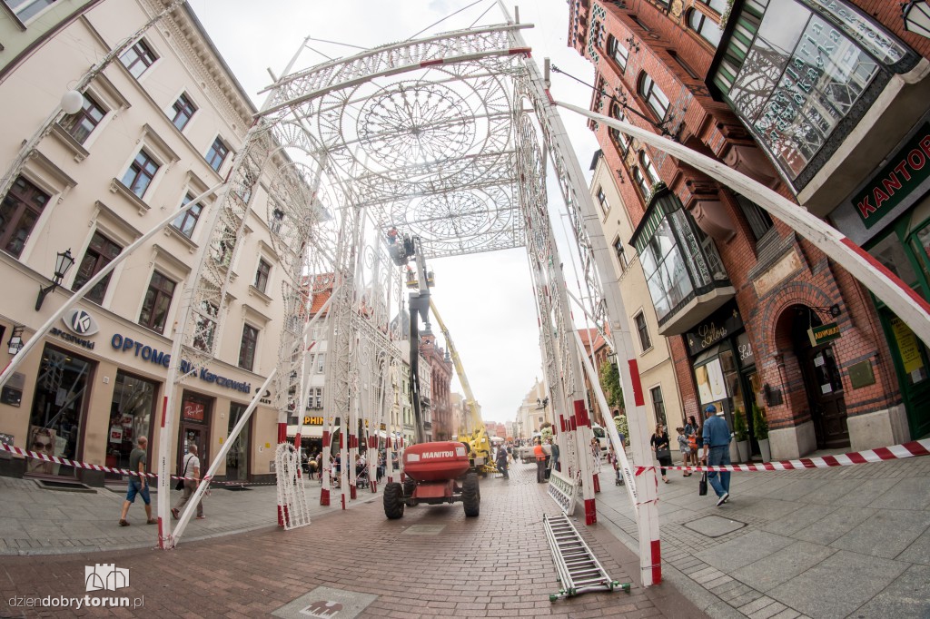 Trwa montaż instalacji na Skyway