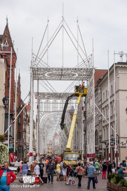 Trwa montaż instalacji na Skyway