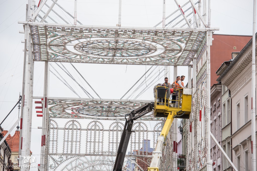 Trwa montaż instalacji na Skyway