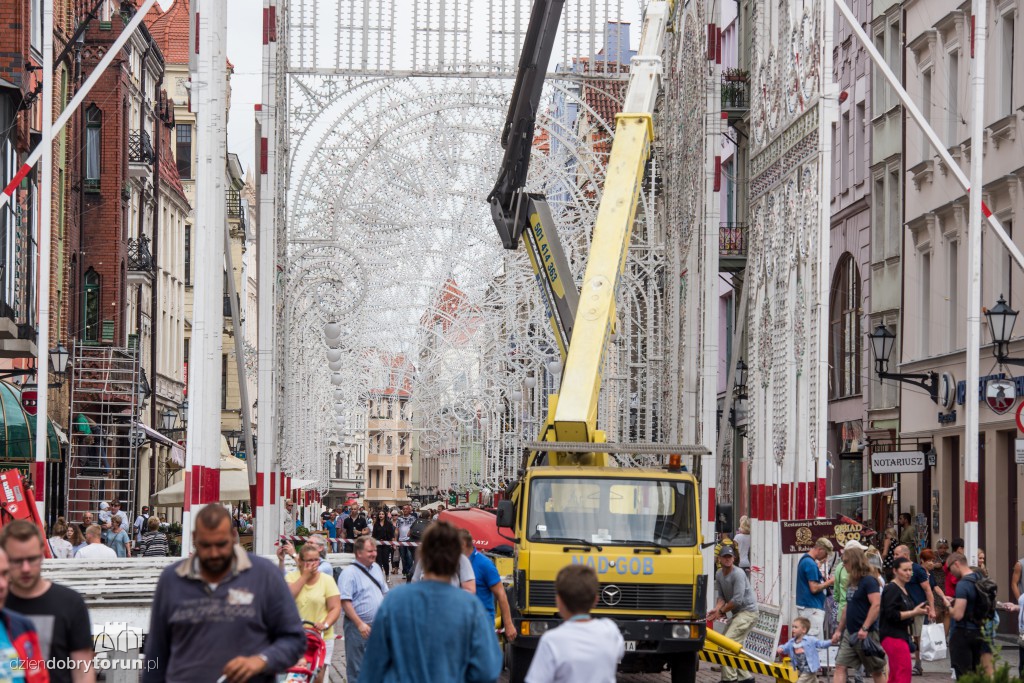 Trwa montaż instalacji na Skyway
