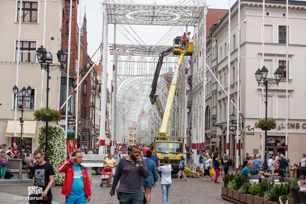 Trwa montaż instalacji na Skyway