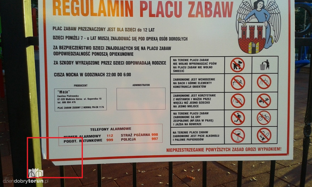 Nowy plac zabaw już z usterkami