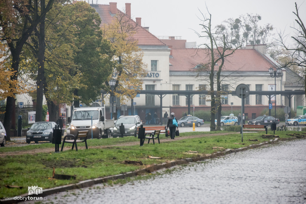Ale pusto! Piastowska po wycince