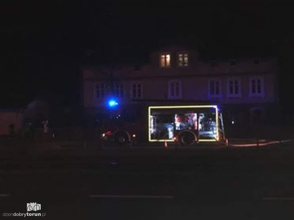 Pożar w kamienicy przy ul. Kościuszki