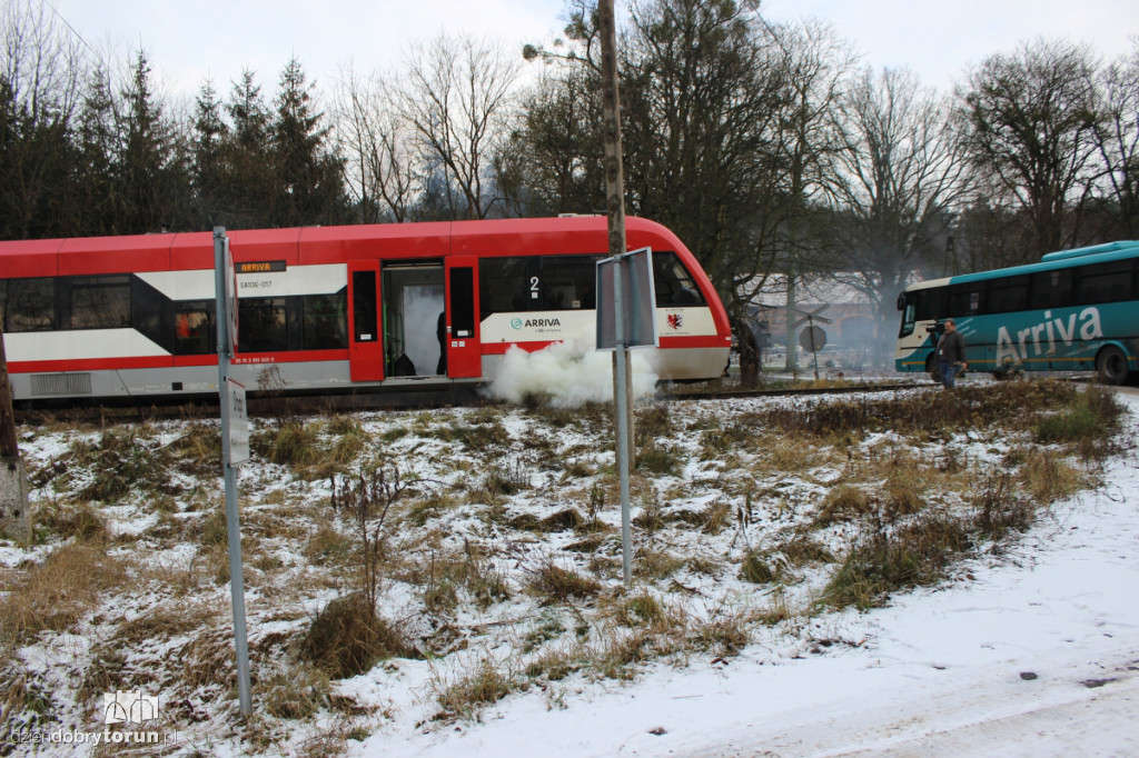  Nożownik i pożar w pociągu