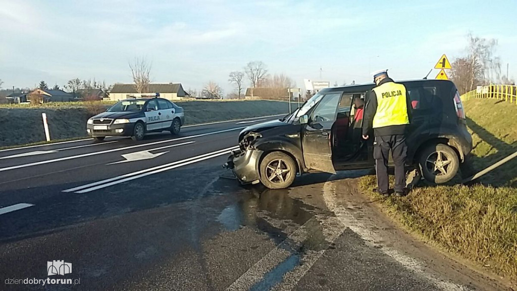 Groźna kolizja pod Toruniem