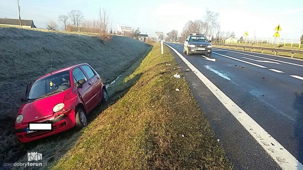 Groźna kolizja pod Toruniem