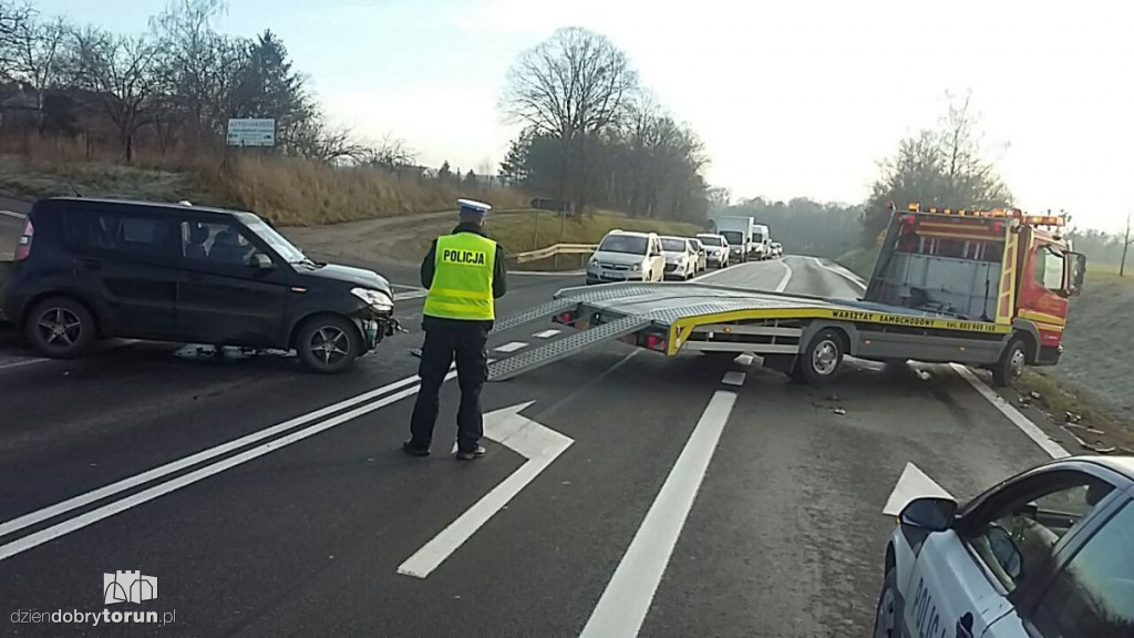 Groźna kolizja pod Toruniem