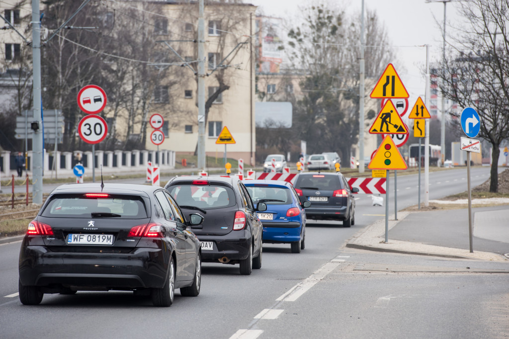 Zaczęło się! Utrudnienia na pl. Chrapka