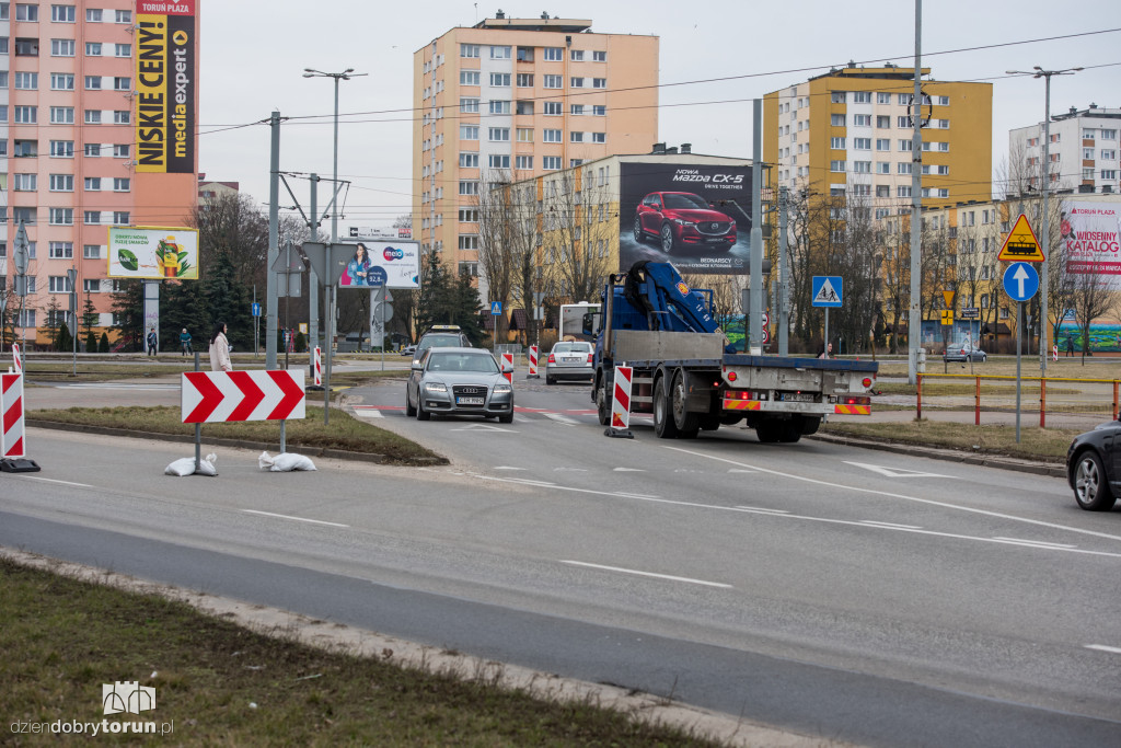 Zaczęło się! Utrudnienia na pl. Chrapka