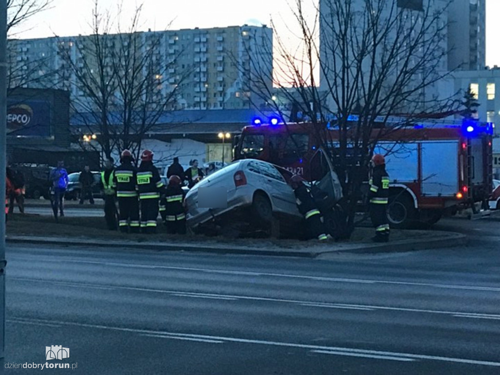 Wtorkowy wypadek na Szosie Lubickiej