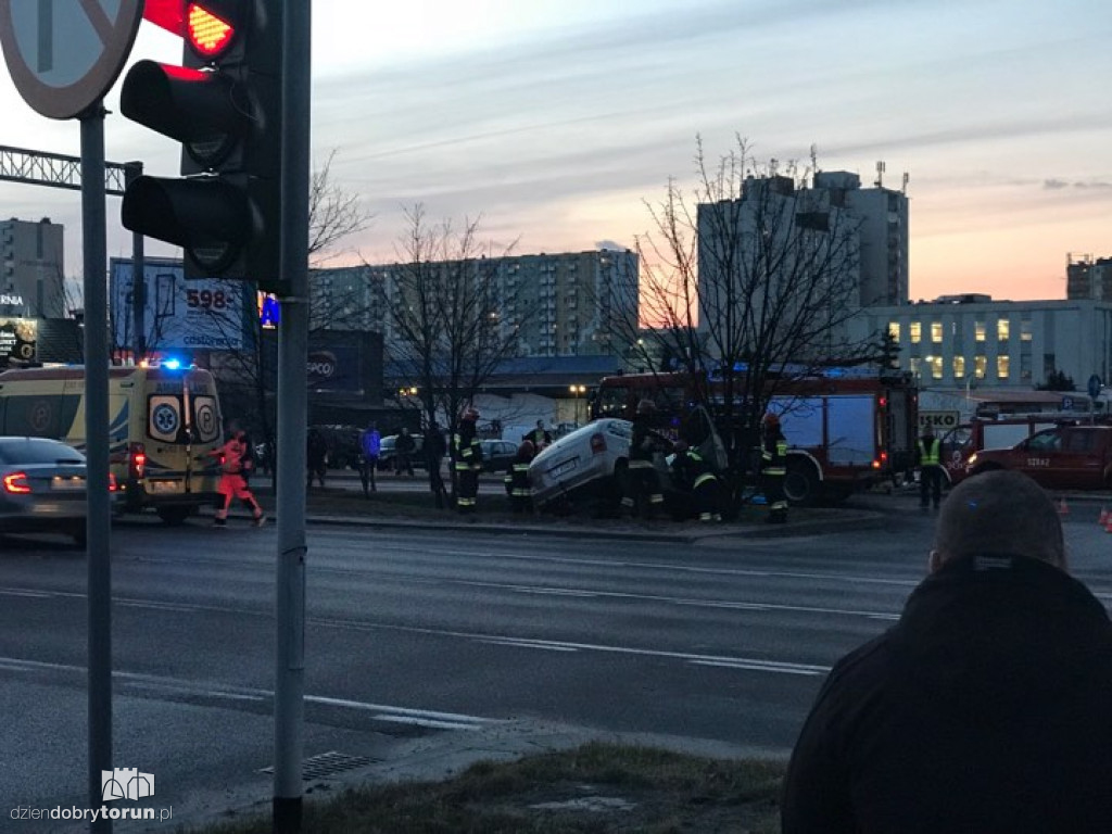 Wtorkowy wypadek na Szosie Lubickiej