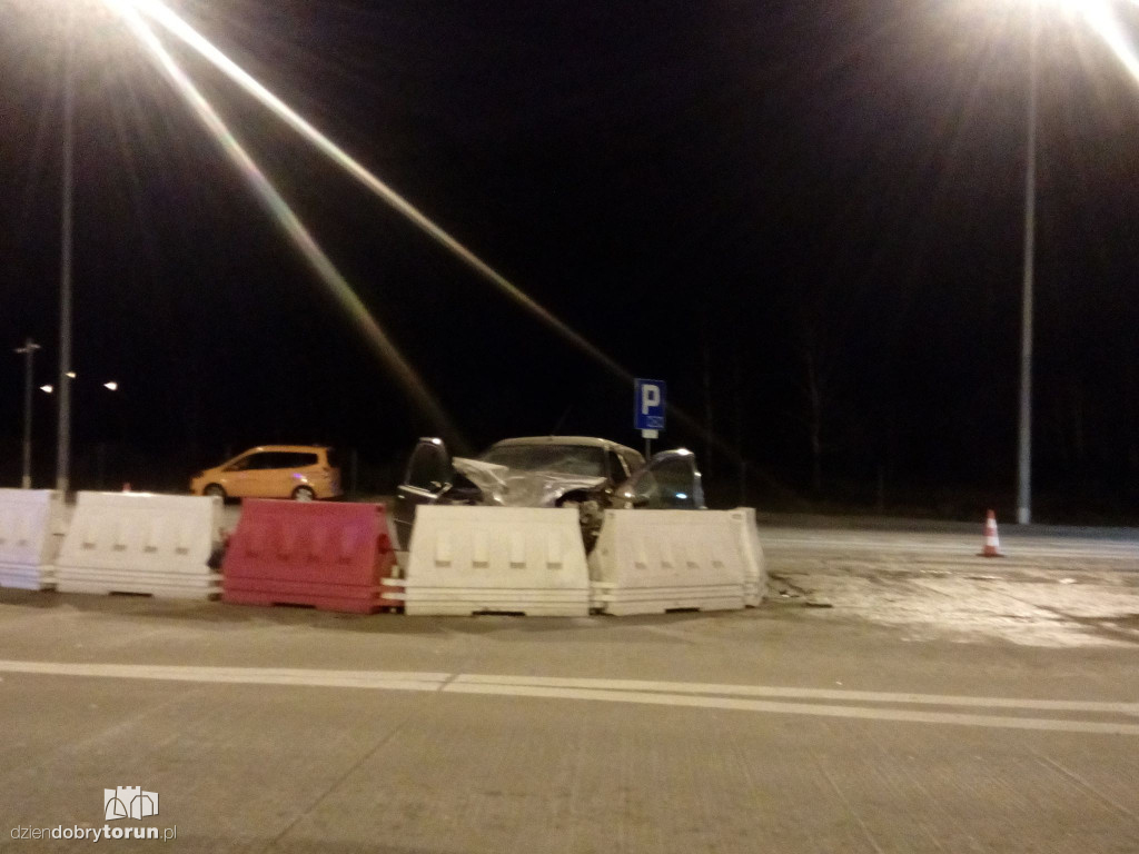 Wypadek na bramkach w Lubiczu