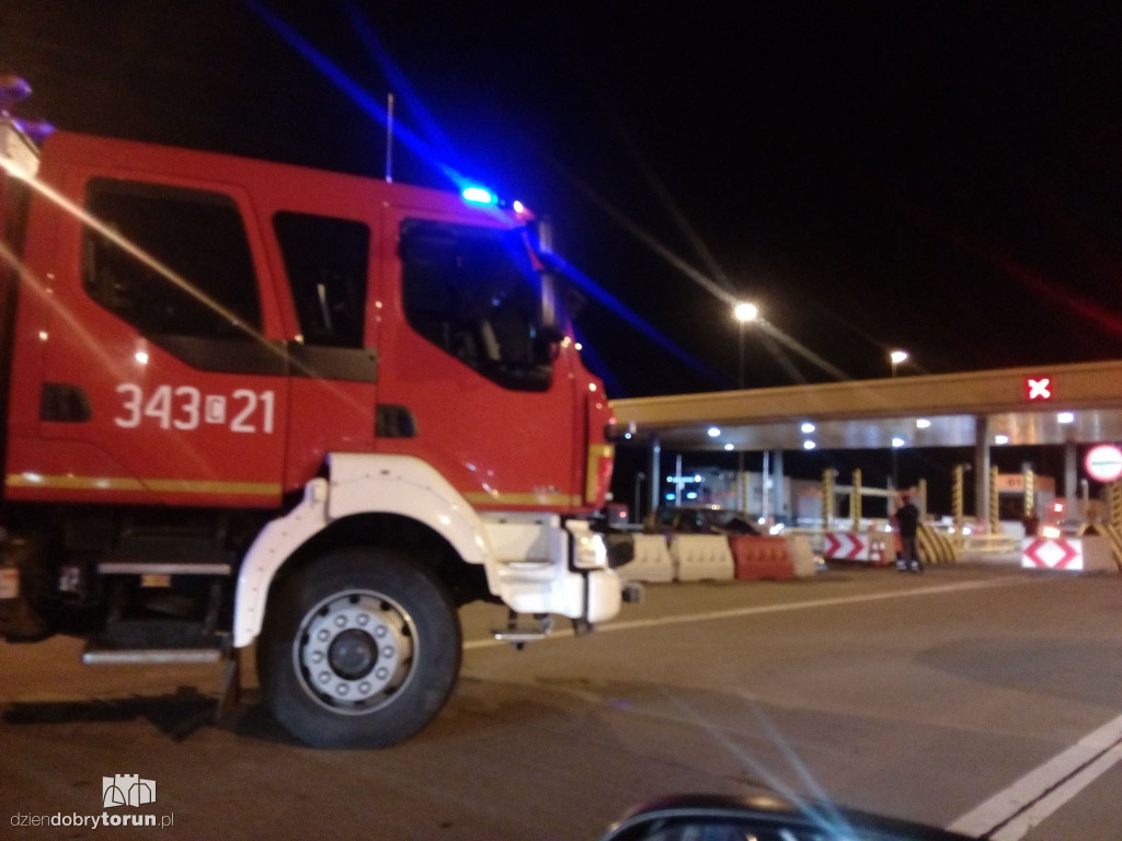 Wypadek na bramkach w Lubiczu