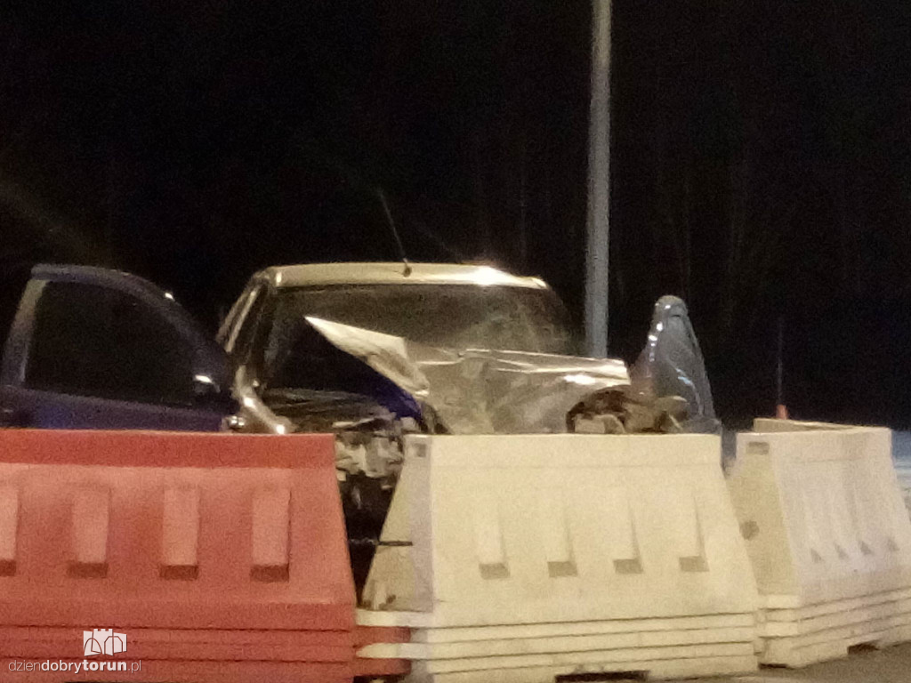 Wypadek na bramkach w Lubiczu
