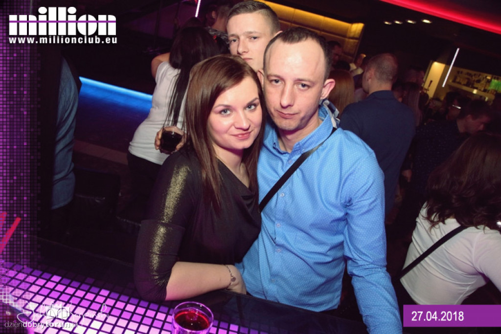 Piątkowa impreza w klubie Milion