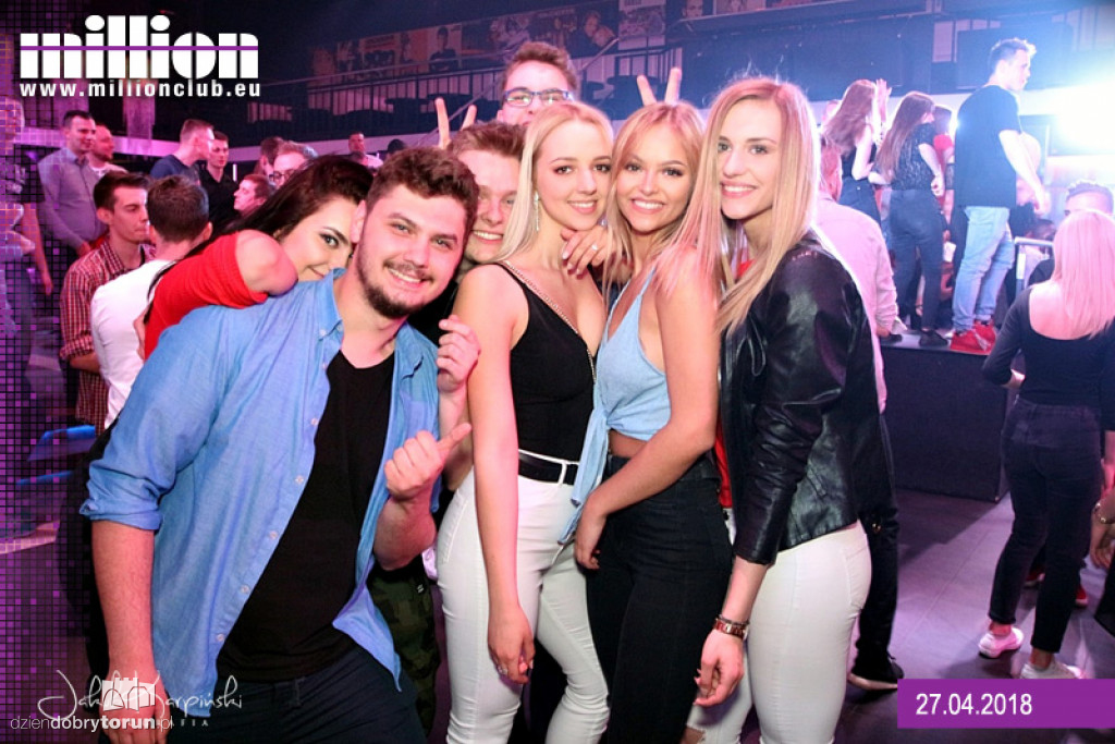 Piątkowa impreza w klubie Milion
