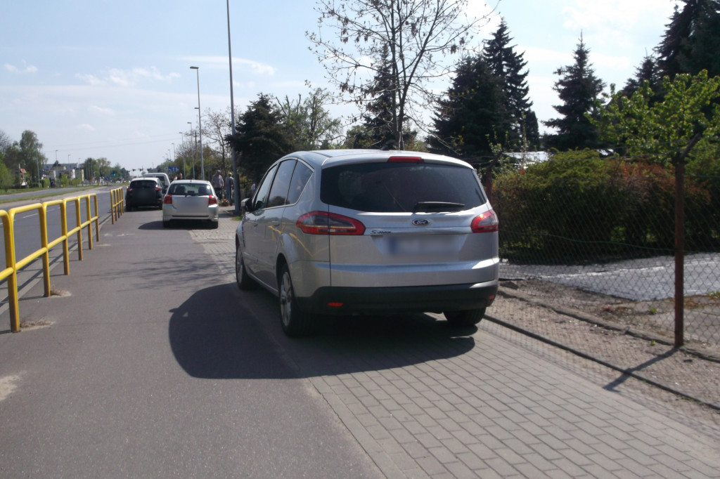 Parkowanie przy Szosie Chełmińskiej