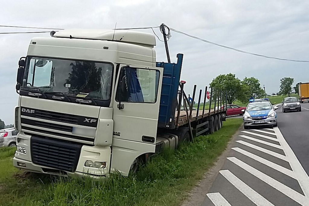 Bardzo groźna kolizja w Grzywnie