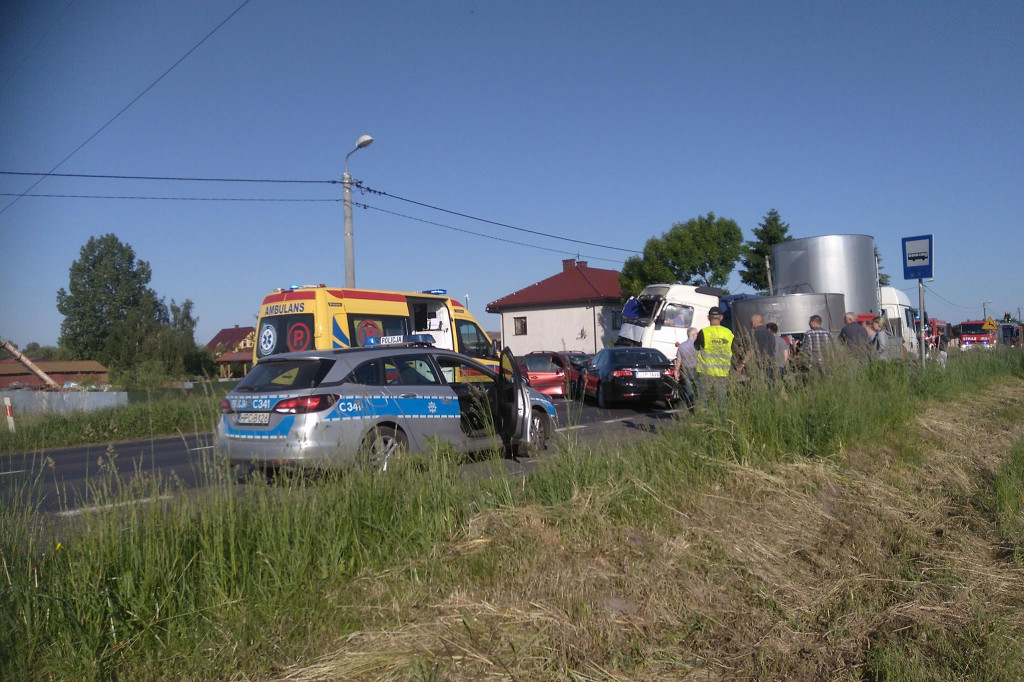 Wypadek w Papowie Toruńskim