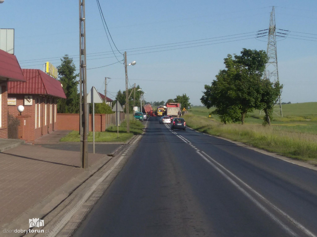 Wypadek w Papowie Toruńskim
