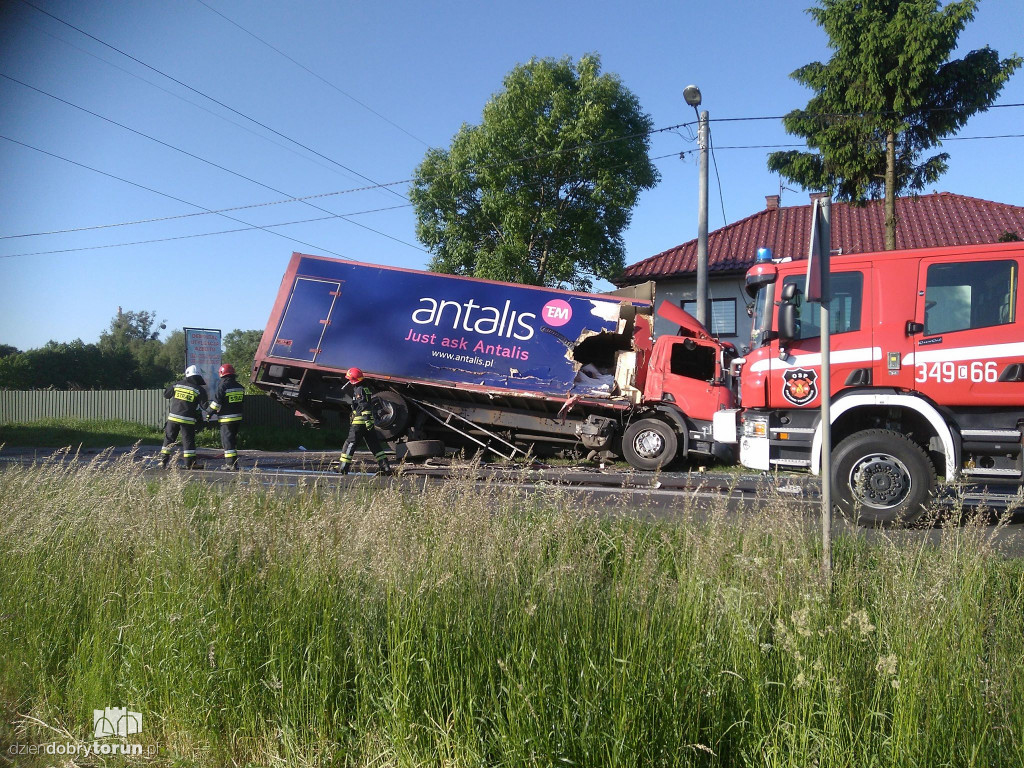 Wypadek w Papowie Toruńskim