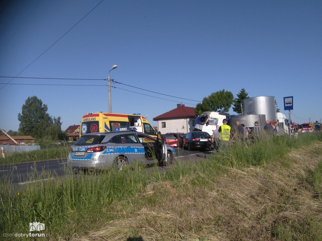 Wypadek w Papowie Toruńskim
