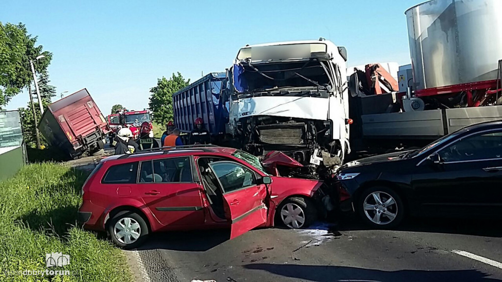 Wypadek w Papowie Toruńskim