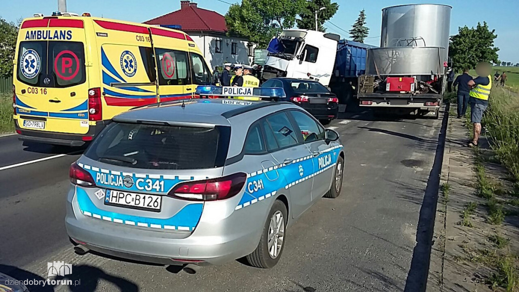 Wypadek w Papowie Toruńskim