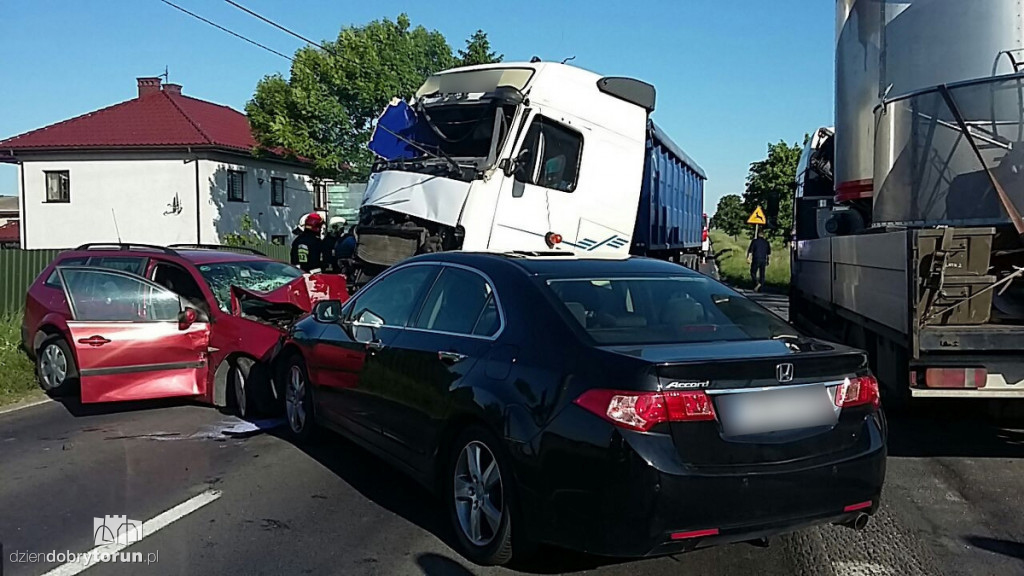 Wypadek w Papowie Toruńskim