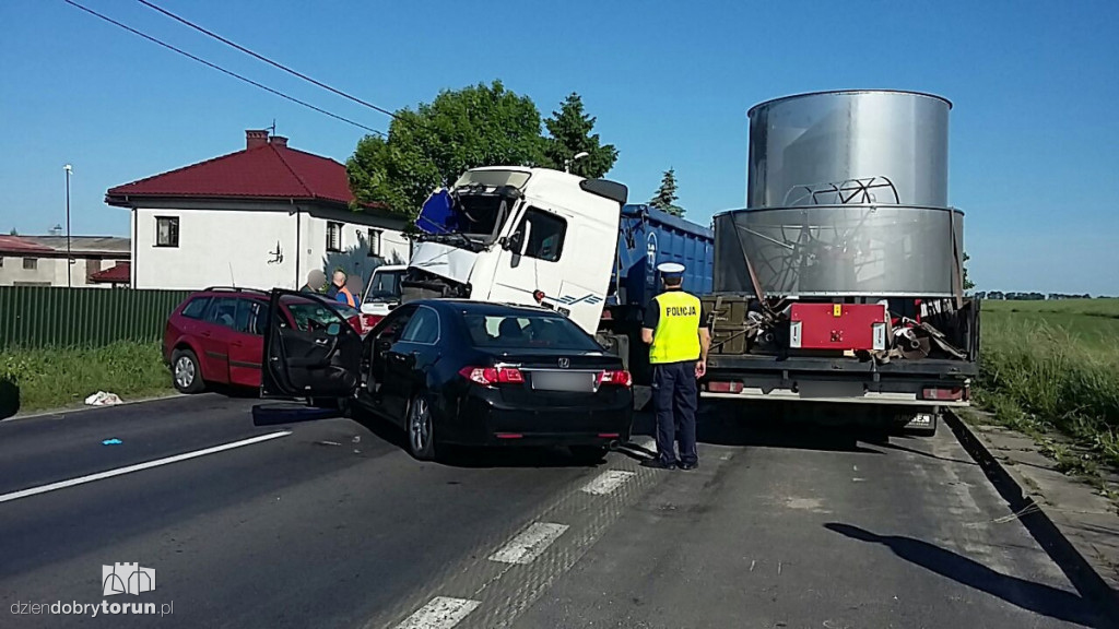 Wypadek w Papowie Toruńskim