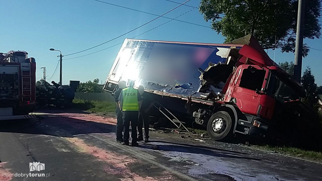 Wypadek w Papowie Toruńskim