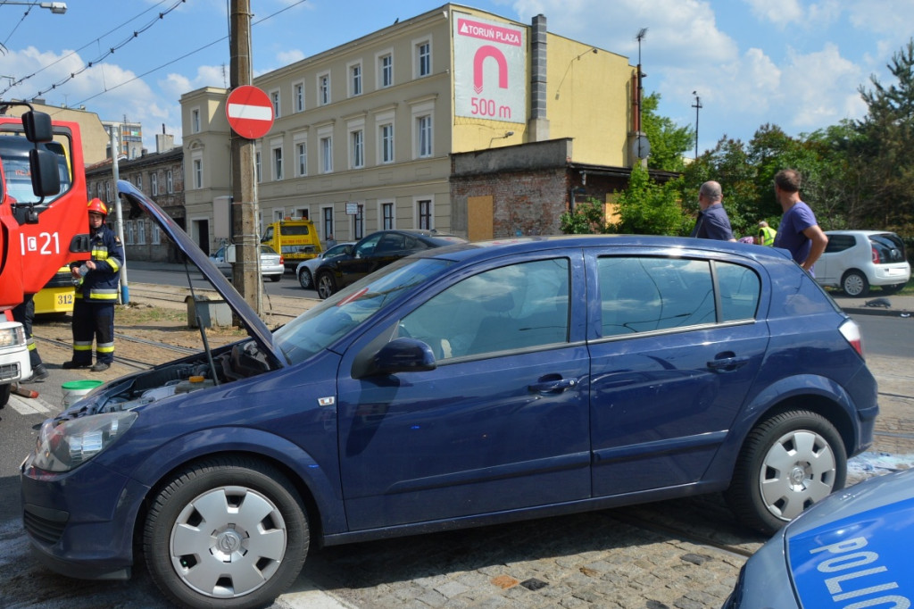 Wypadek przy ul. Broniewskiego