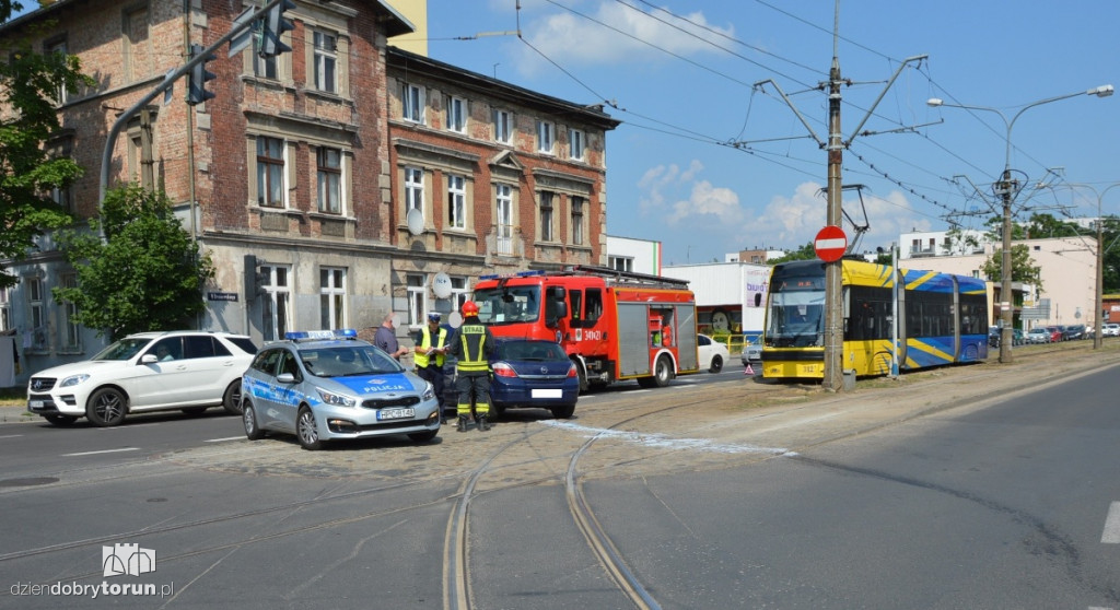 Wypadek przy ul. Broniewskiego