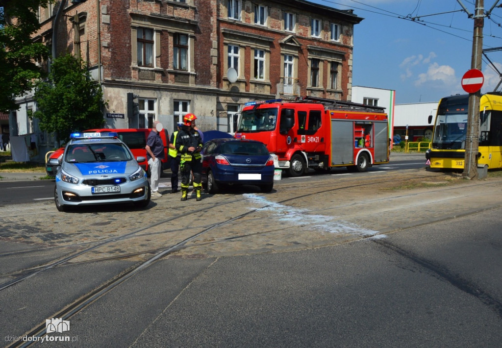 Wypadek przy ul. Broniewskiego