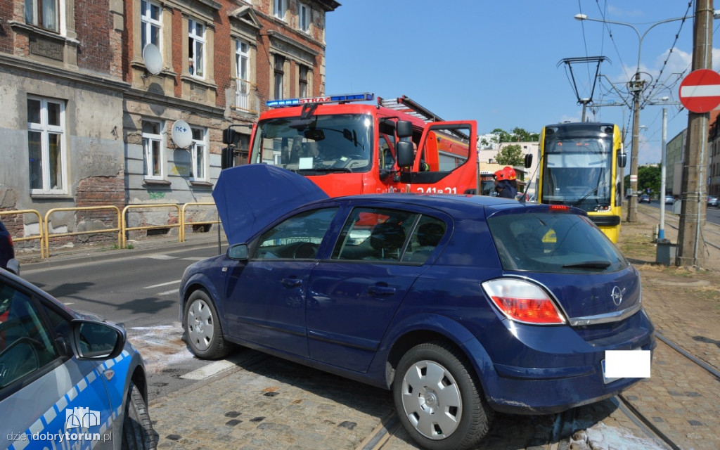 Wypadek przy ul. Broniewskiego