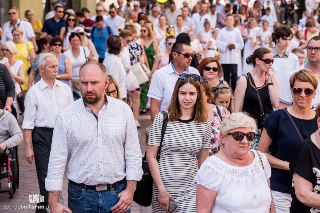 Boże Ciało w Toruniu. Procesja na Starówce