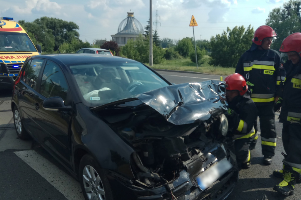 Kolizja na Szosie Bydgoskiej